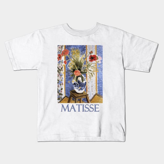 Poppies by Henri Matisse Kids T-Shirt by Naves